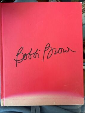 Bobbi Brown Hardcover Book in Red with Gradient Accent